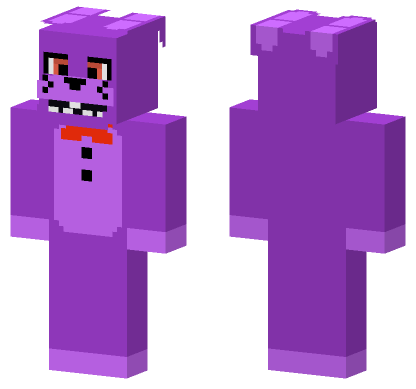 Bonnie The Bunnie Skin Minecraft Bedrock skin