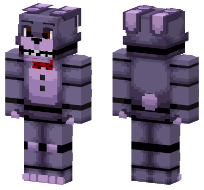 Bonnie The Bunny Minecraft Bedrock skin