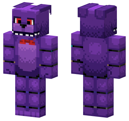 Bonnie The Bunny Minecraft Bedrock skin