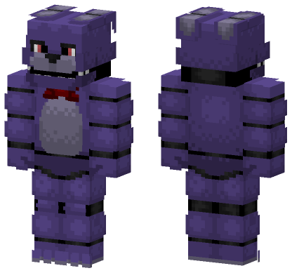 Bonnie The Bunny Minecraft Bedrock skin