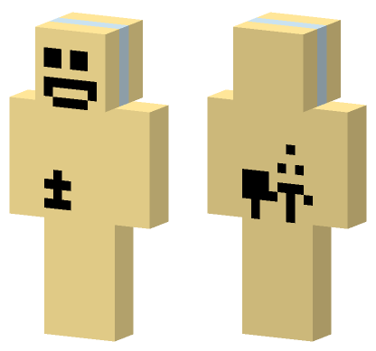 Boxy Character Minecraft Bedrock skin