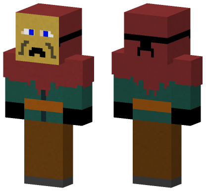 Boy With Golden Mask Minecraft Bedrock skin