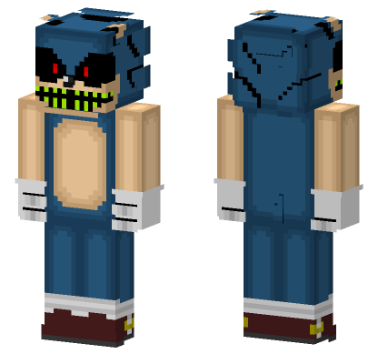 Bratwurst S Sonic Exe Phase 1 Minecraft Bedrock skin