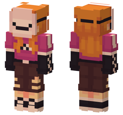 Briella Orange Hat Minecraft Bedrock skin