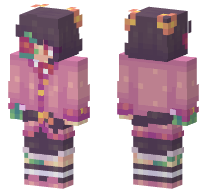Briella Pink Outfit Minecraft Bedrock skin