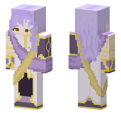 Bright Holy Soul Return Minecraft Bedrock skin