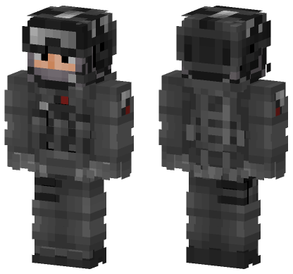 British Police Counter Terror Minecraft Bedrock skin