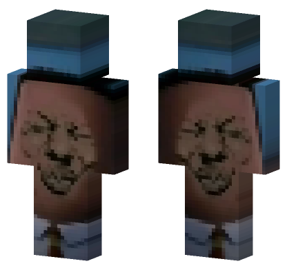 Bro Face Minecraft Bedrock skin