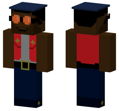 Brock Old School Skin Brawl Stars Minecraft Bedrock skin