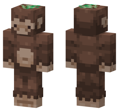 Brown Camo Skin Minecraft Bedrock skin