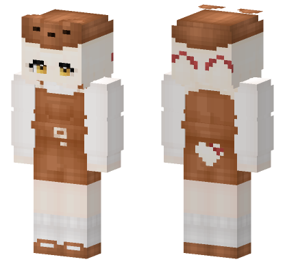 Brown Doggy Outfit Minecraft Bedrock skin