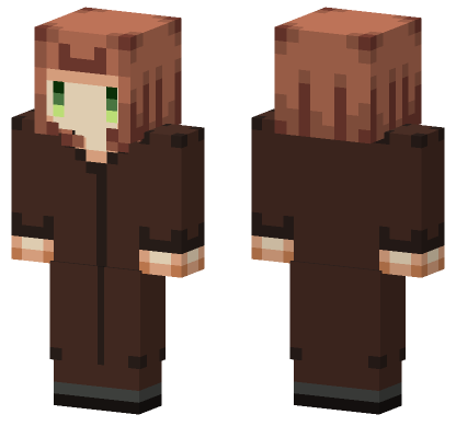 Brown Farmer Villager Minecraft Bedrock skin