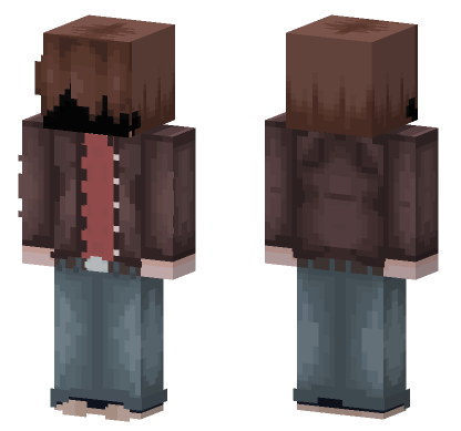 Brown Furry Outfit Minecraft Bedrock skin