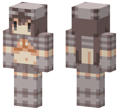 Brown Plaid Outfit Minecraft Bedrock skin