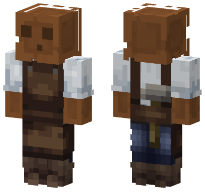 Brown Slime Minecraft Bedrock skin
