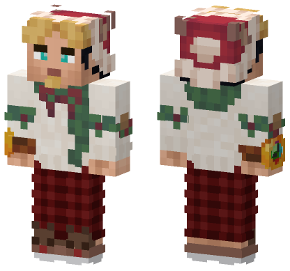 Bucefalrep42 Christmas Skin Minecraft Bedrock skin