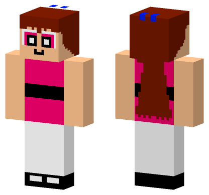 Bulaklak Powerpuff Girls Minecraft Bedrock skin