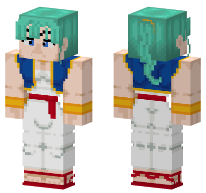 Bulma Desert Outfit 2 Minecraft Bedrock skin