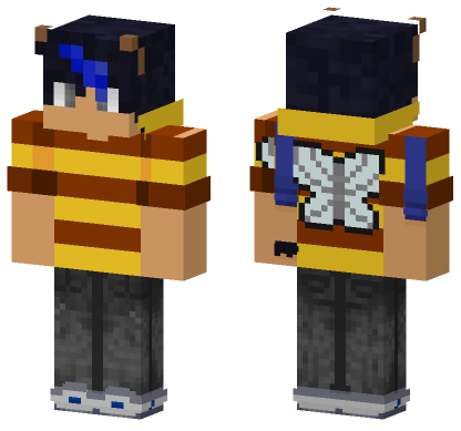 Bumblebee Outfit Minecraft Bedrock skin