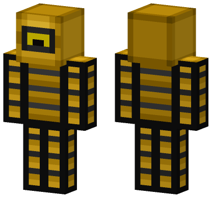 Bumblebee Warrior Minecraft Bedrock skin