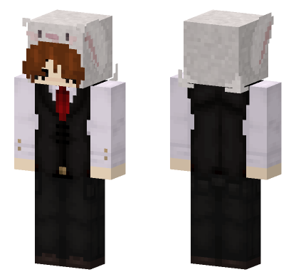 Bunny Boy Skin Minecraft Bedrock skin