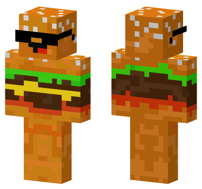 Burger Skin Minecraft Bedrock skin