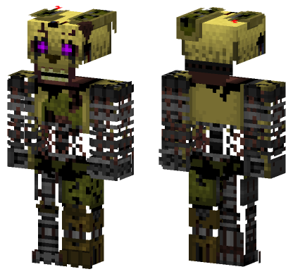 Burntrap HD Minecraft Bedrock skin