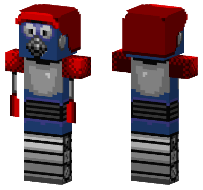 Burrobot Tank Minecraft Bedrock skin