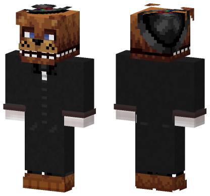 Butler Freddy Minecraft Bedrock skin