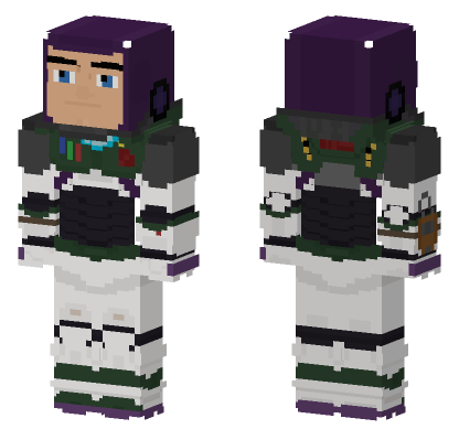 Buzz Lightyear 2022 Movie Minecraft Bedrock skin