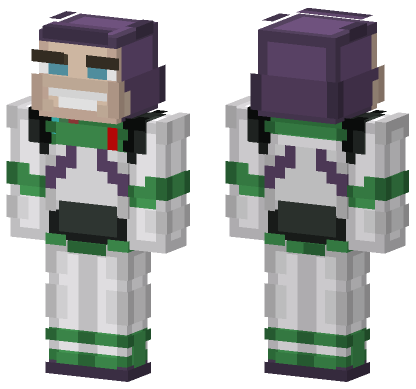 Buzz Lightyear Skin Minecraft Bedrock skin