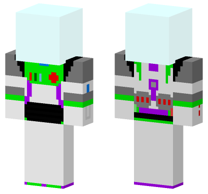 Buzz Lightyear Skin Minecraft Bedrock skin