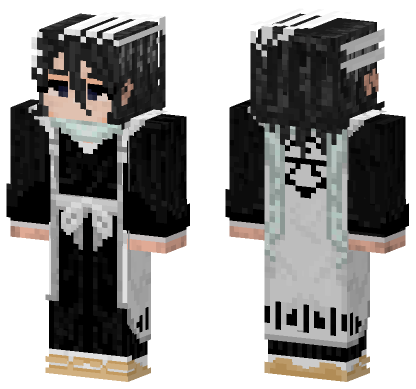Byakuya Kuchiki Skin Minecraft Bedrock skin