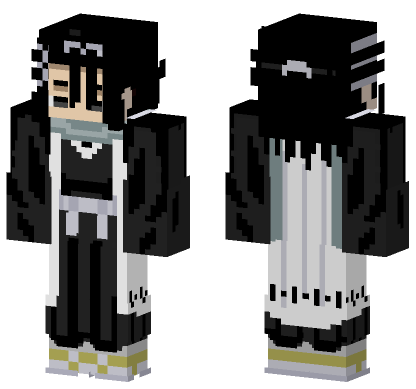 Byakuya Senbonzakura Kageyoshi Minecraft Bedrock skin
