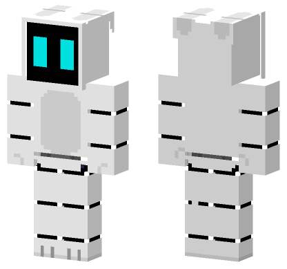 Byte Bunny Robot Minecraft Bedrock skin