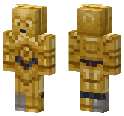 C3PO Skin Minecraft Bedrock skin