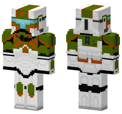 CAC Clone Commando Urban Fighter Minecraft Bedrock skin