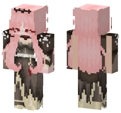 Calliope Mori Hololive Anime Girl Minecraft Bedrock skin