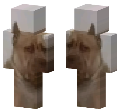 Calzosky Dog Skin Minecraft Bedrock skin
