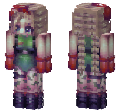 Cammy White Street Fighter Minecraft Bedrock skin