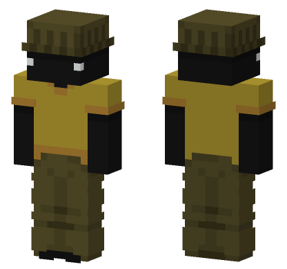 Camouflage Sniper Skin Minecraft Bedrock skin
