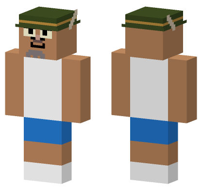 Camp Lazlo Commander Hoo Ha Minecraft Bedrock skin
