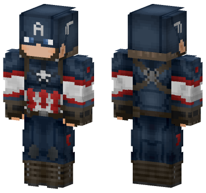 Captain America Age Of Ultron Minecraft Bedrock skin
