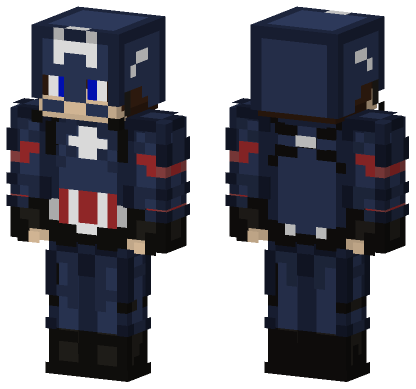Captain America Skin Minecraft Bedrock skin