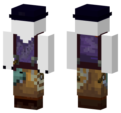 Captain Multe QSMP Minecraft Bedrock skin