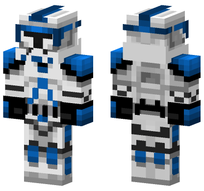 Captain Rex 2 Minecraft Bedrock skin