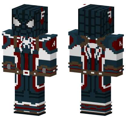 Captain Spider V2 Minecraft Bedrock skin