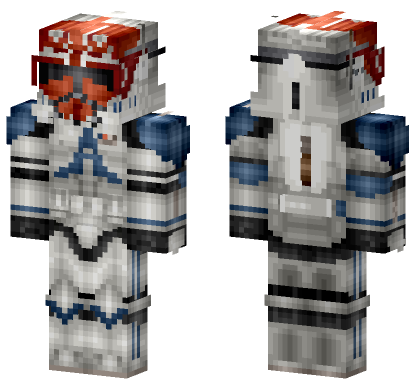 Captain Vaughn Phase II Clone Trooper Minecraft Bedrock skin
