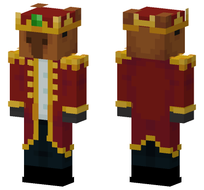 Capybara King Minecraft Bedrock skin