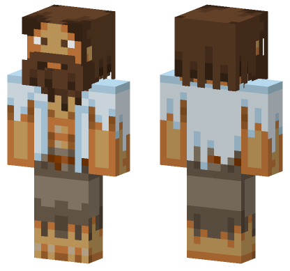 Castaway Survivor Minecraft Bedrock skin